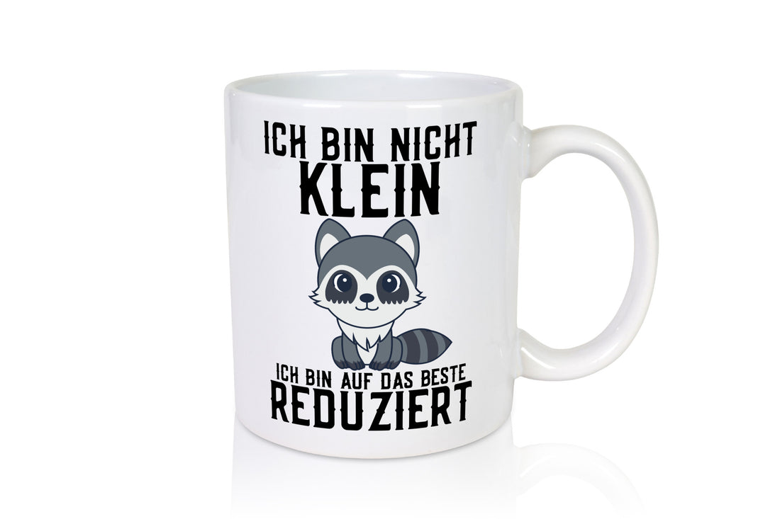 Ich bin nicht klein | das Beste süßer Waschbär Comic Geschenk Humor