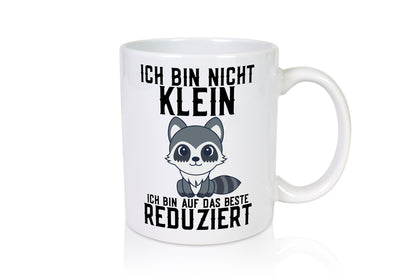Ich bin nicht klein | das Beste süßer Waschbär Comic Geschenk Humor
