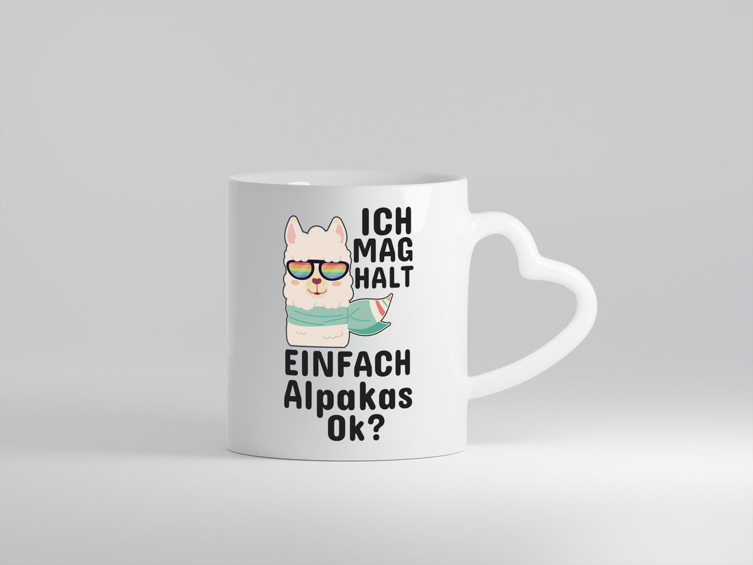 Ich mag Alpakas | Motiv Tasse lustig Tierliebe Tierliebhaber Humor Geschenk