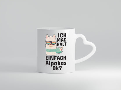 Ich mag Alpakas | Motiv Tasse lustig Tierliebe Tierliebhaber Humor Geschenk