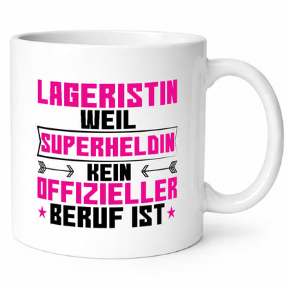 Superheldin Lageristin | Beruf Lager Arbeiterin Humor Arbeit Kollegen Büro