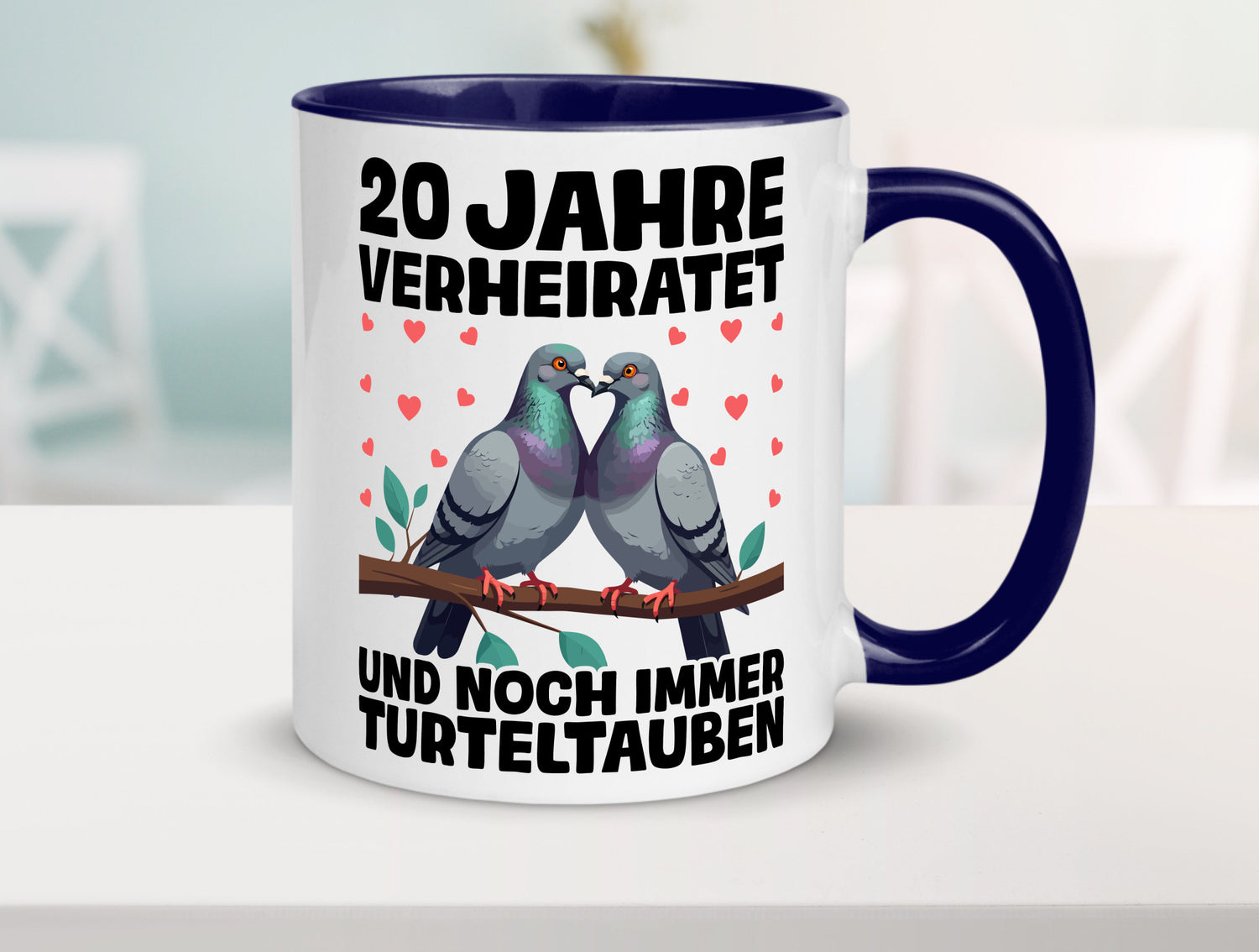 20 Jahre verheiratet | Turteltauben Ehe Ehepaar lustig Humor Geschenkidee
