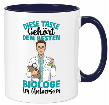 Im Universum: Biologe | Biologie Naturforscher Humor Geschenkidee Tasse