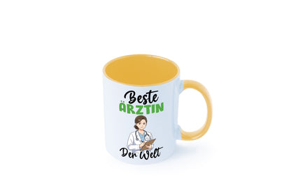 Beste Ärztin | Medizin Doktorin Fachärztin v2 Humor Geschenkidee Tasse