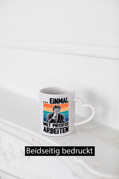 Einmal mit Profis arbeiten | Retro Arbeit v2 lustiger Spruch Geschenk Kollegen