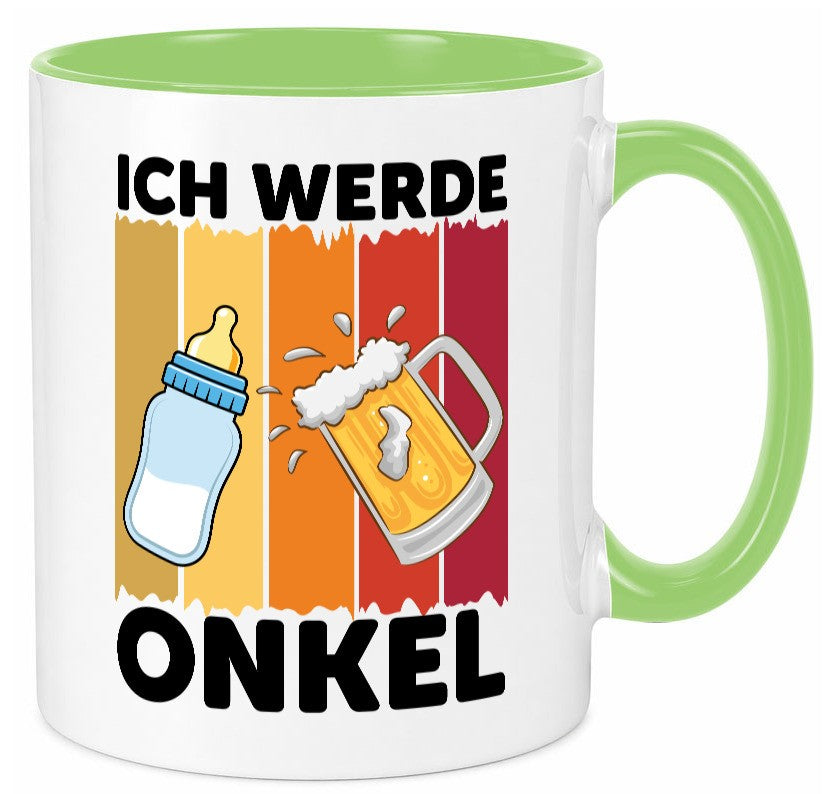 Ich werde Onkel | Patenonkel Schwangerschaft ankündigung v2 lustiger Spruch Tasse