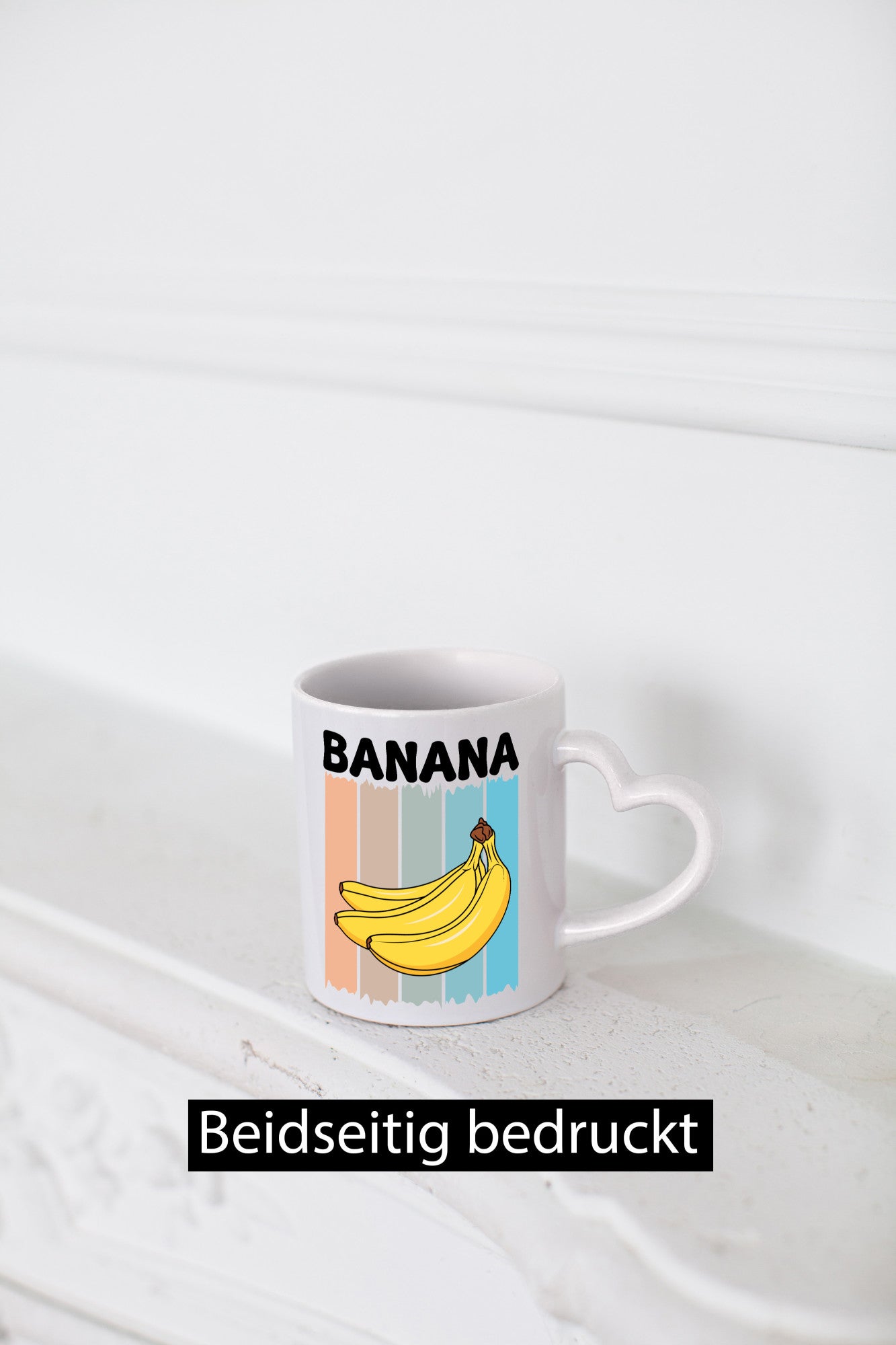 Retro Banana | Bannane Frucht Geschenk Humor Geschenkidee lustiger Spruch Tasse