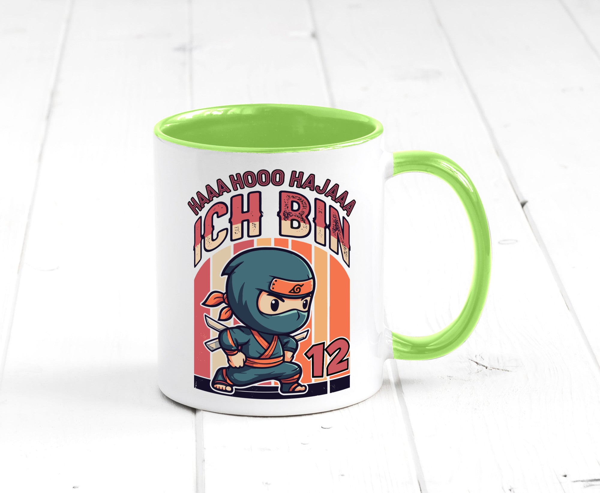 12. Geburtstag | Ninja Junge 12 Jahre Humor Geschenkidee Tasse