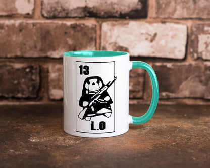 13 L.O lustiger Spruch Geschenk Humor Geschenkidee Tasse