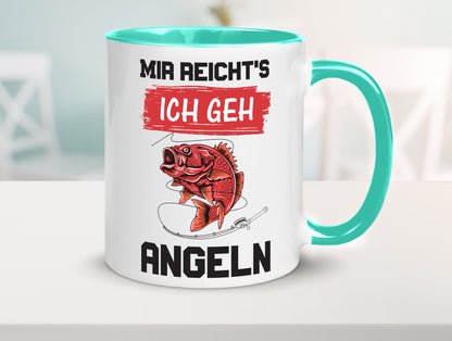 Ich geh angeln | Angler Tasse Fisch Fischer Humor lustig Geschenkidee Geschenk
