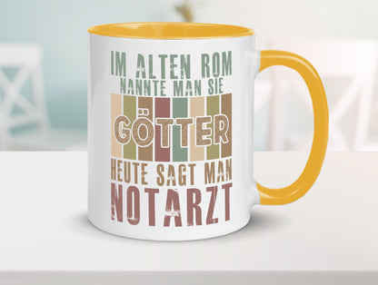 Heute sagt man: Notarzt | Arzt Humor Geschenkidee Tasse