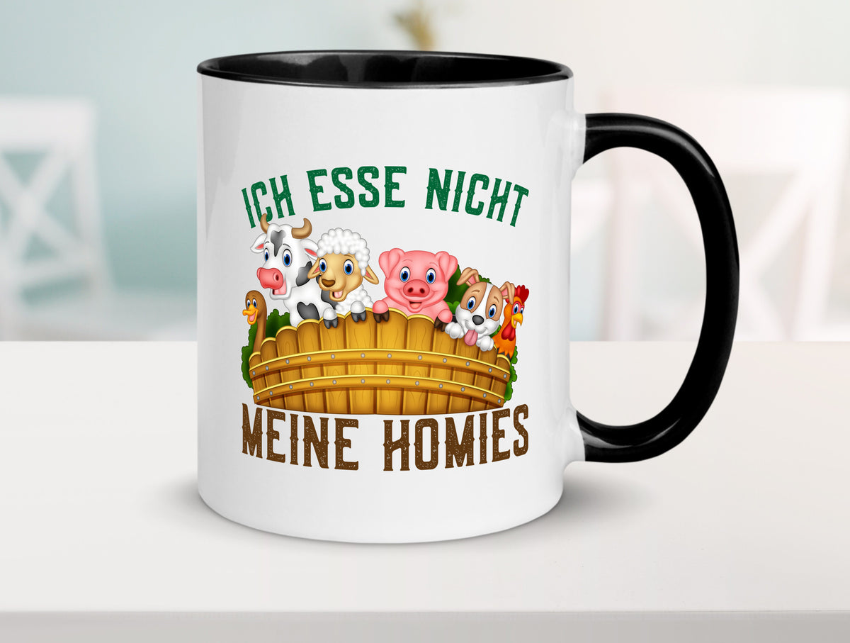 Ich esse nicht meine Homies | Farmer Landwirt lustiger Spruch Geschenk Humor Tasse