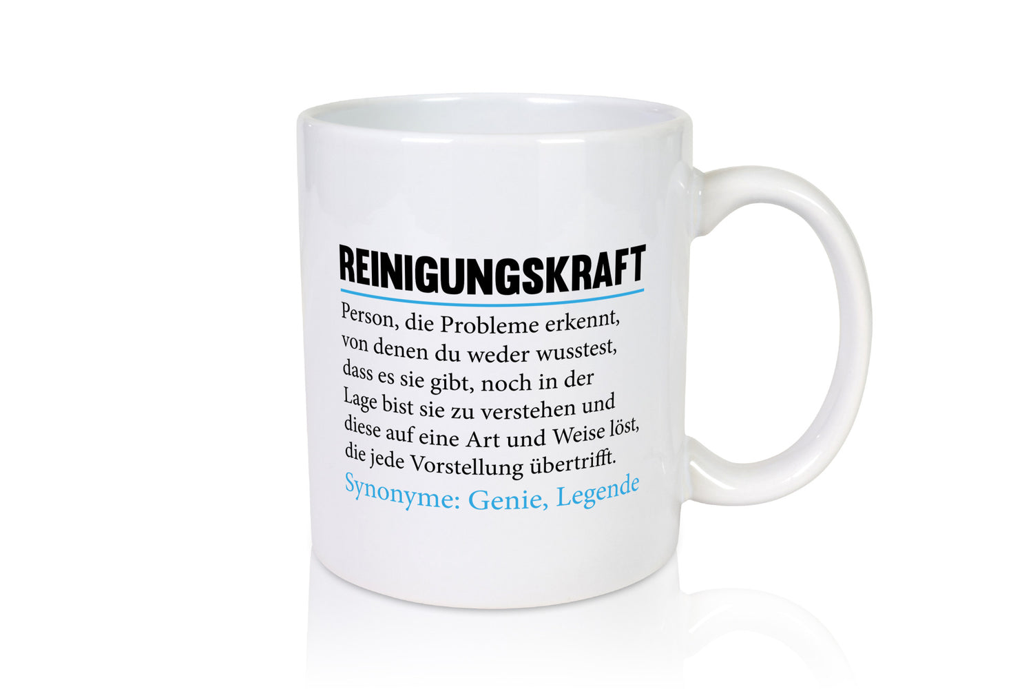 Reinigungskraft | Beruf Reinigung Putzkraft Humor lustiger Spruch Geschenk