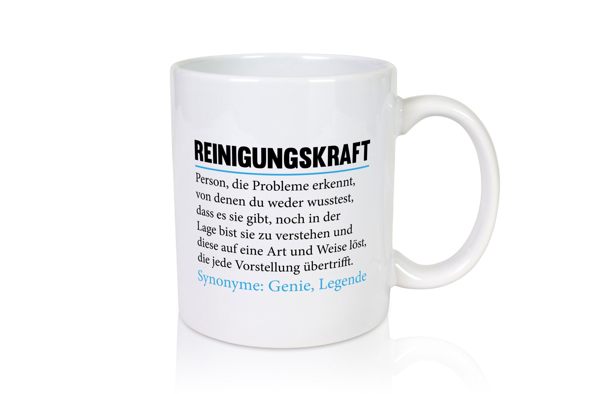 Reinigungskraft | Beruf Reinigung Putzkraft Humor lustiger Spruch Geschenk