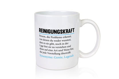 Reinigungskraft | Beruf Reinigung Putzkraft Humor lustiger Spruch Geschenk
