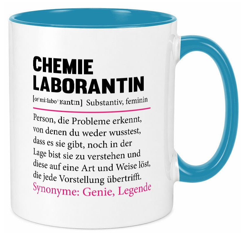 Chemielaborantin | lustig Laborantin Chemie Humor Geschenkidee Geschenk Tasse