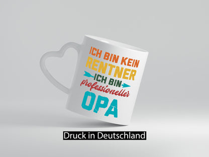 Ich bin Professioneller Opa | Rentner Großvater Geschenkidee Familie Humor Tasse