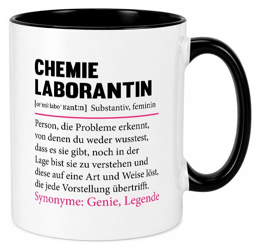 Chemielaborantin | lustig Laborantin Chemie Humor Geschenkidee Geschenk Tasse