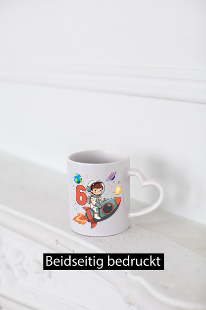 6. Geburtstag | 6 Jahre Astronaut Weltraum Geschenk Geschenkidee lustiger