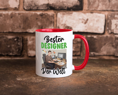 Bester Designer Beruf | Mode v2 lustiger Spruch Geschenk Arbeit Kollegen Büro