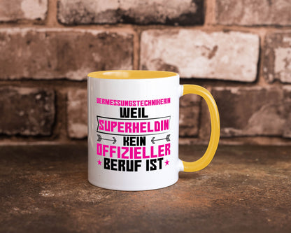 Superheldin Vermessungstechnikerin | Techniker Humor Geschenkidee Tasse