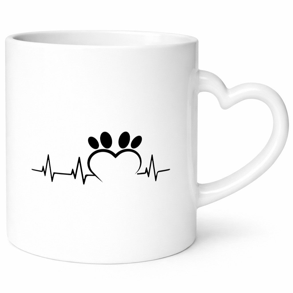 Pfoten Herzschlag | Hundepfoten Hunde Liebe Herz Geschenkidee Tierliebhaber