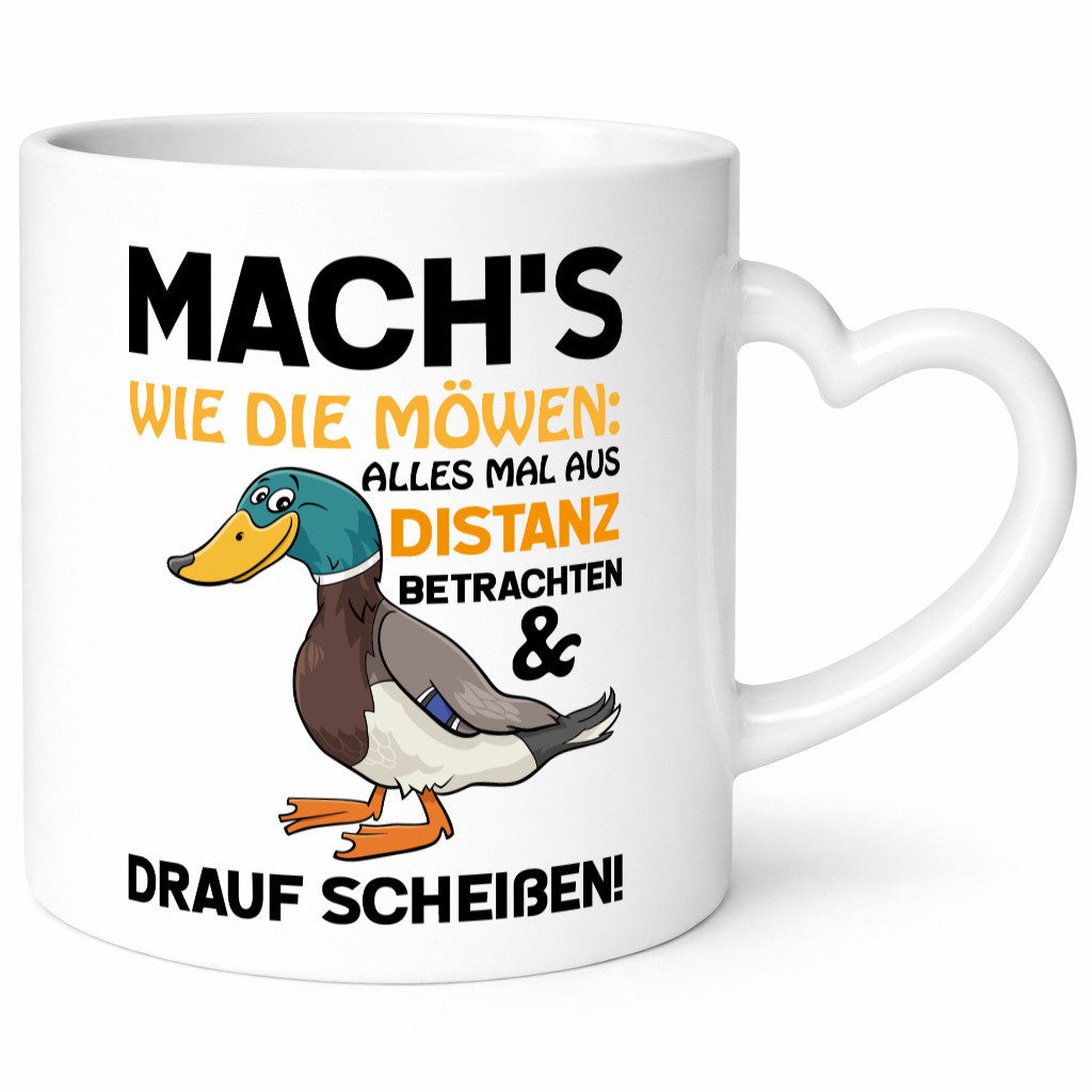 Scheiß drauf Geschenk Humor Geschenkidee lustiger Spruch Tasse