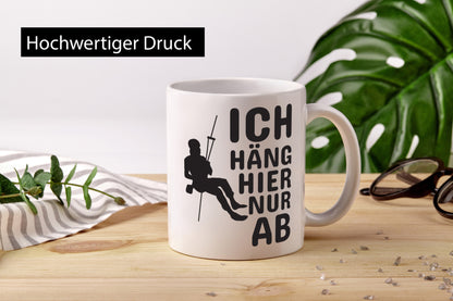 Klettern Spruch | Kletterer Tasse Hobby Motiv Geschenk Humor Geschenkidee