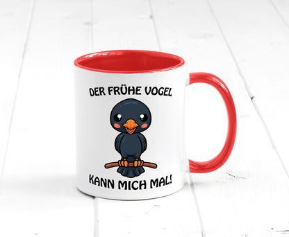 Der Frühe Vogel Humor Geschenkidee Tasse