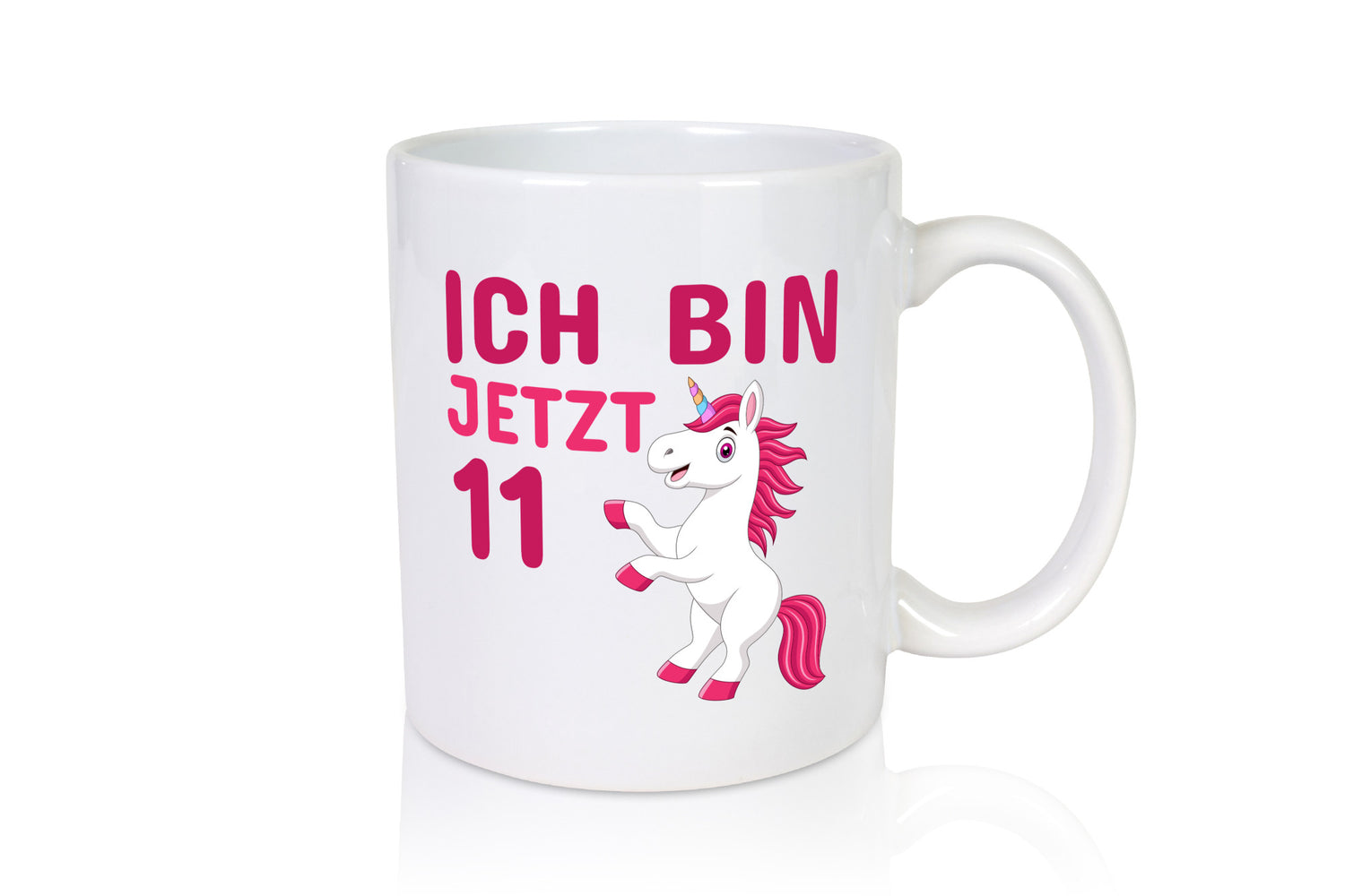 Ich bin jetzt 11 | Geburtstag Tasse Einhorn Mädchen Geschenk Geschenkidee