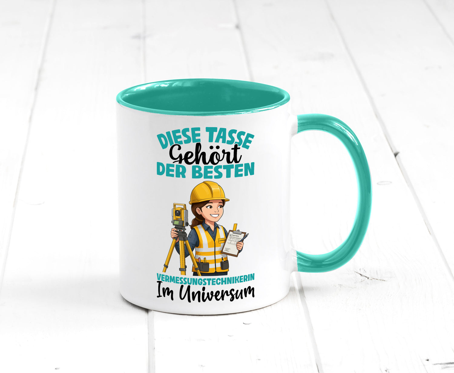 Im Universum: Vermessungstechnikerin | Techniker lustiger Spruch Geschenk Humor