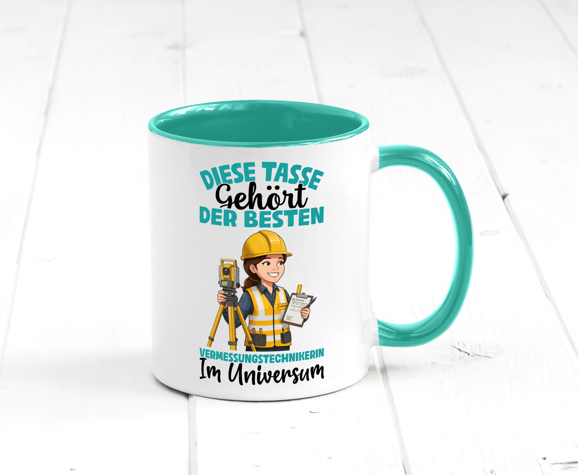 Im Universum: Vermessungstechnikerin | Techniker lustiger Spruch Geschenk Humor