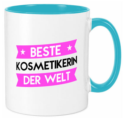 Beste Kosmetikerin | Kosmetik Stylistin Visagistin Geschenkidee Humor Tasse