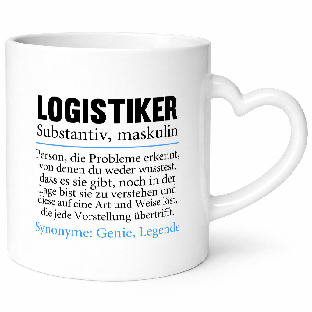 Logistiker | Spruch Beruf Logistik lustig Geschenk Arbeit Kollegen Büro