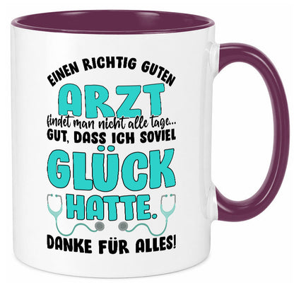 Richtig guter Arzt | Dankeschön Tasse Ärzte Spruch vl9 Humor Geschenkidee