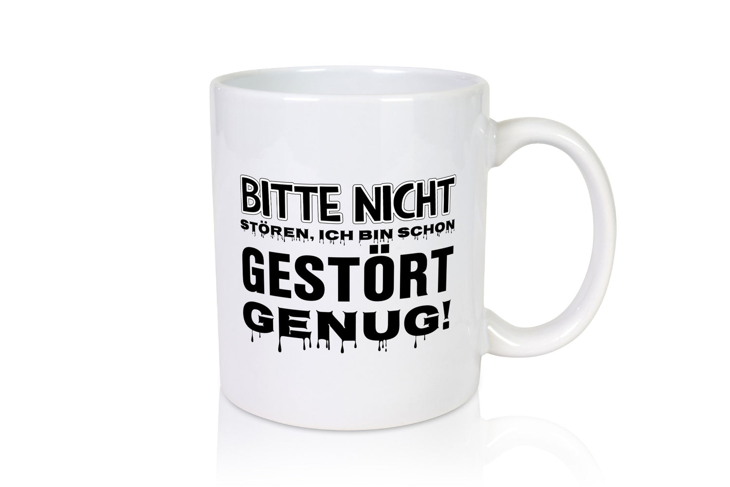 Ich bin schon gestört lustiger Spruch Geschenk Humor Geschenkidee Tasse