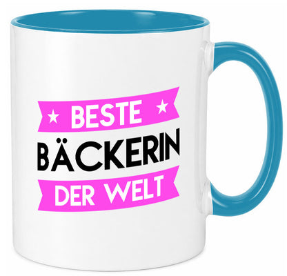 Beste Bäckerin | Bäckerei Frauen Backen lustig Humor Geschenkidee Geschenk Tasse