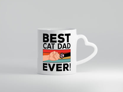 Best Cat Dad | Katzen Freund Katzenbesitzer lustig Tierliebhaber Humor Geschenk