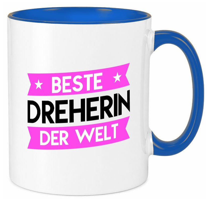 Beste Dreherin | Fräser Dreher lustiger Spruch Geschenk Humor Geschenkidee Tasse