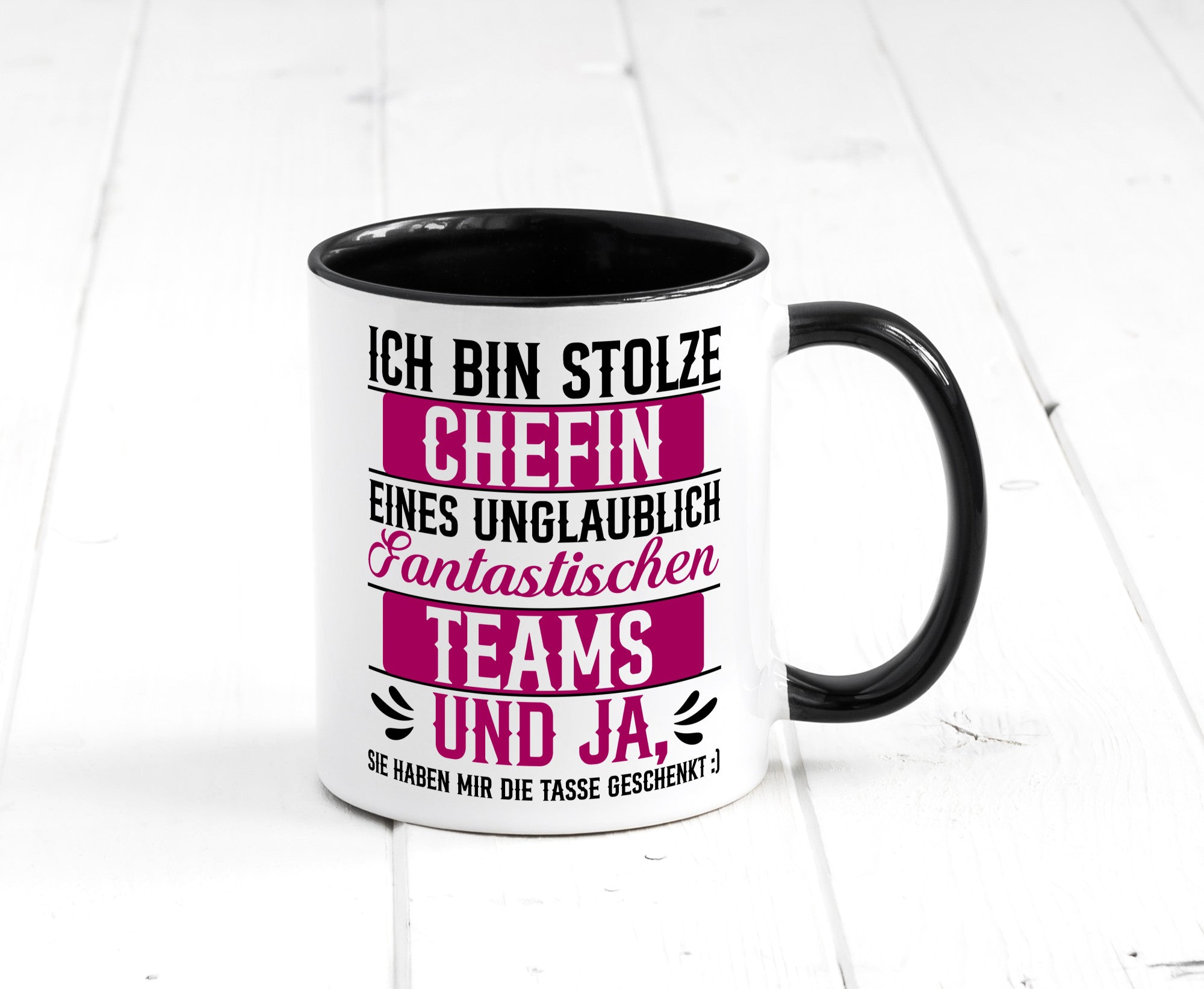 Stolze Chefin | Tolles Team Mitarbeiter lustig Arbeit Kollegen Büro Geschenk