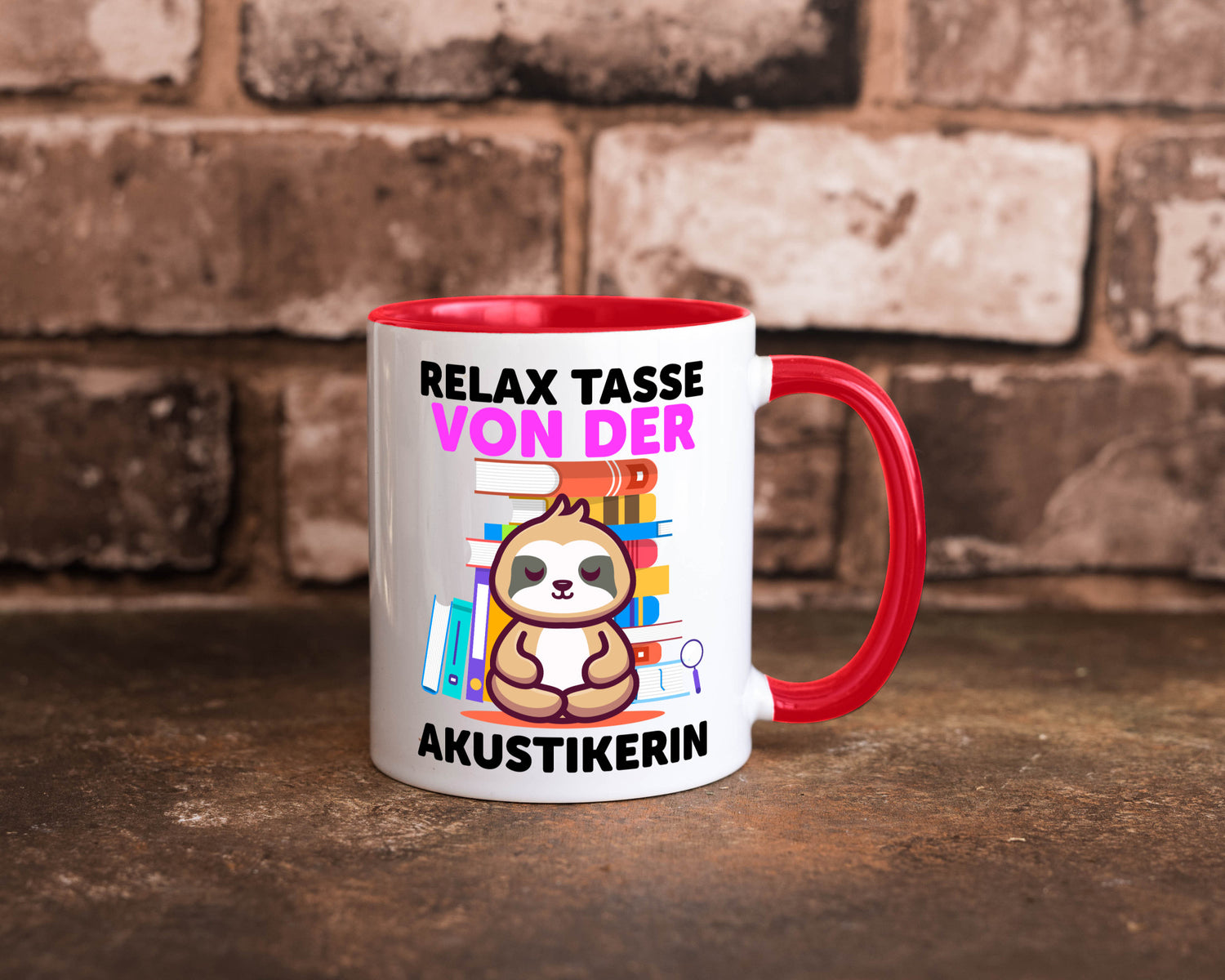 Relax Tasse: Akustikerin | Akustik Hörgeräteakustik Geschenk Humor Geschenkidee