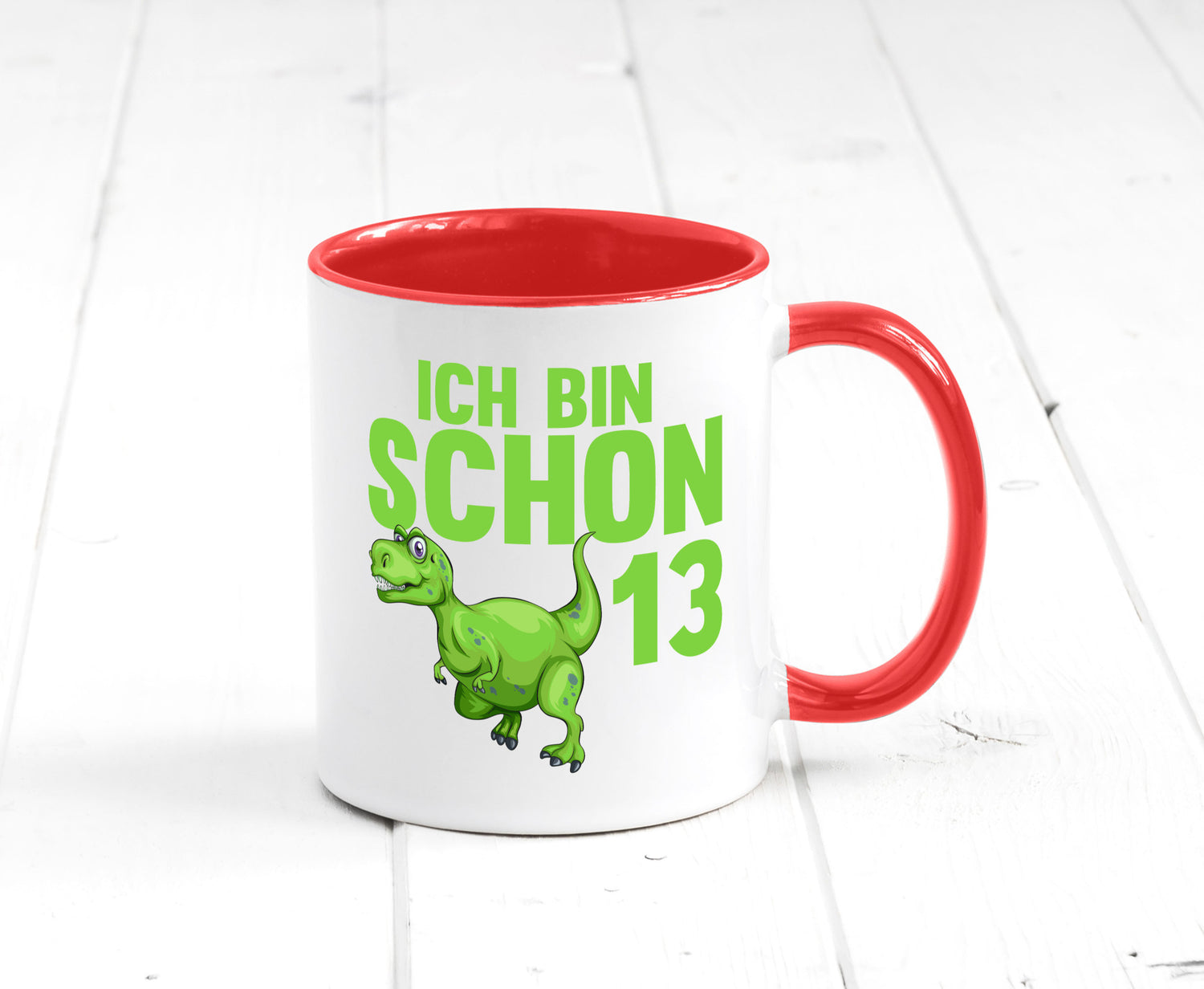 13. Geburtstag | 13 Jahre Dino Dinosaurier Humor Geschenkidee Tasse