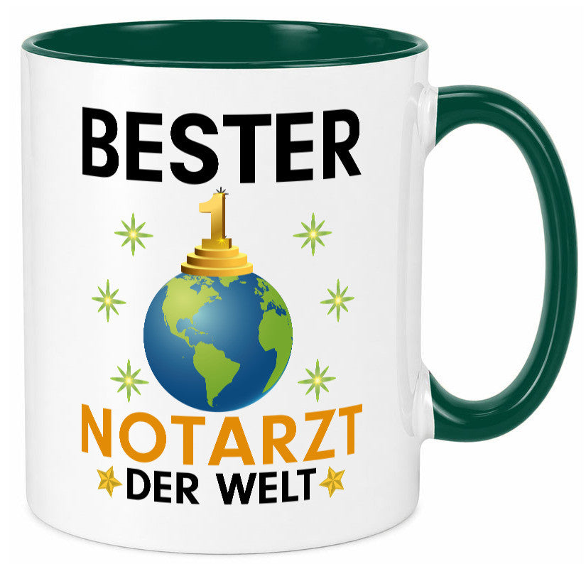 Welt Bester Notarzt | Arzt lustiger Spruch Geschenk Humor Geschenkidee Tasse