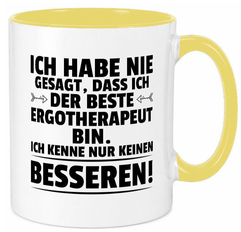 Der Beste Ergotherapeut | Ergotherapie Geschenkidee Humor Tasse