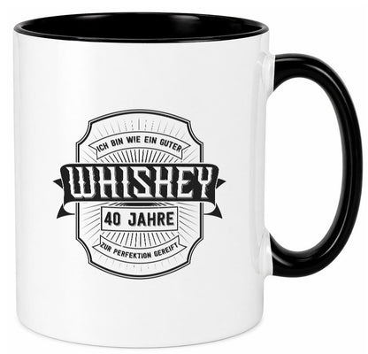 Guter Whisher | 40 Jahre Emblem lustiger Spruch Geschenk Humor Geschenkidee Tasse