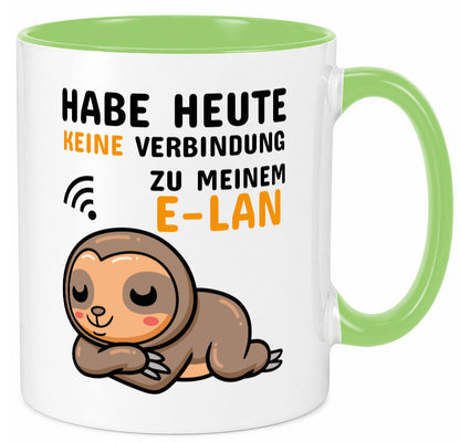 Keine Verbindung lustig Humor Geschenkidee Geschenk Tasse