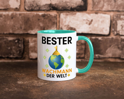 Welt Bester Wachmann | Wachpersonal Nachtwächter Humor Geschenkidee Tasse
