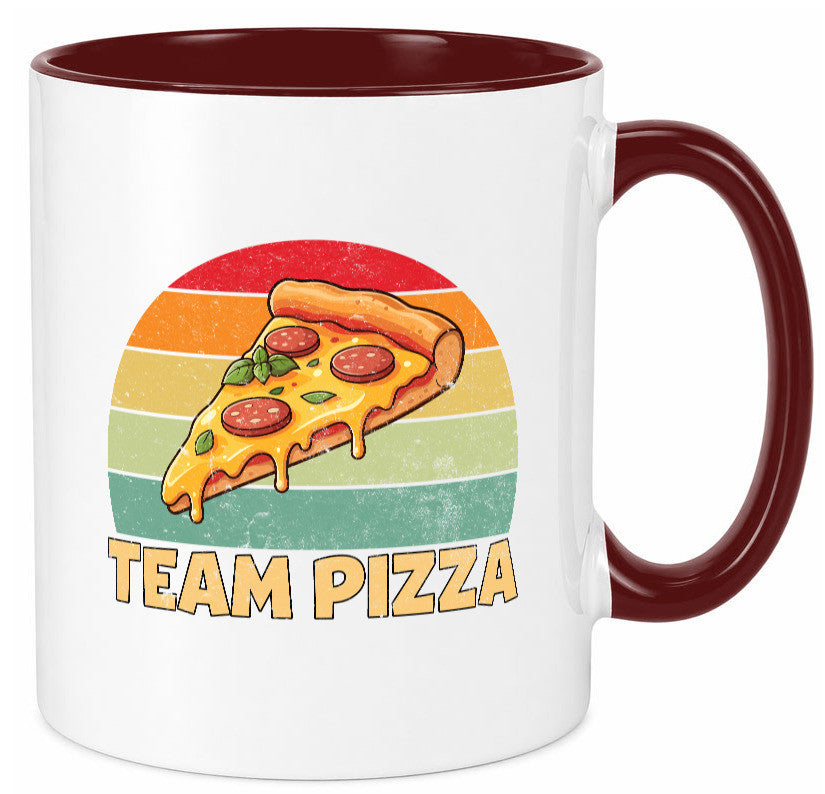 Team Pizza | Pizzaliebhaber Lover v2 Geschenkidee Humor Tasse