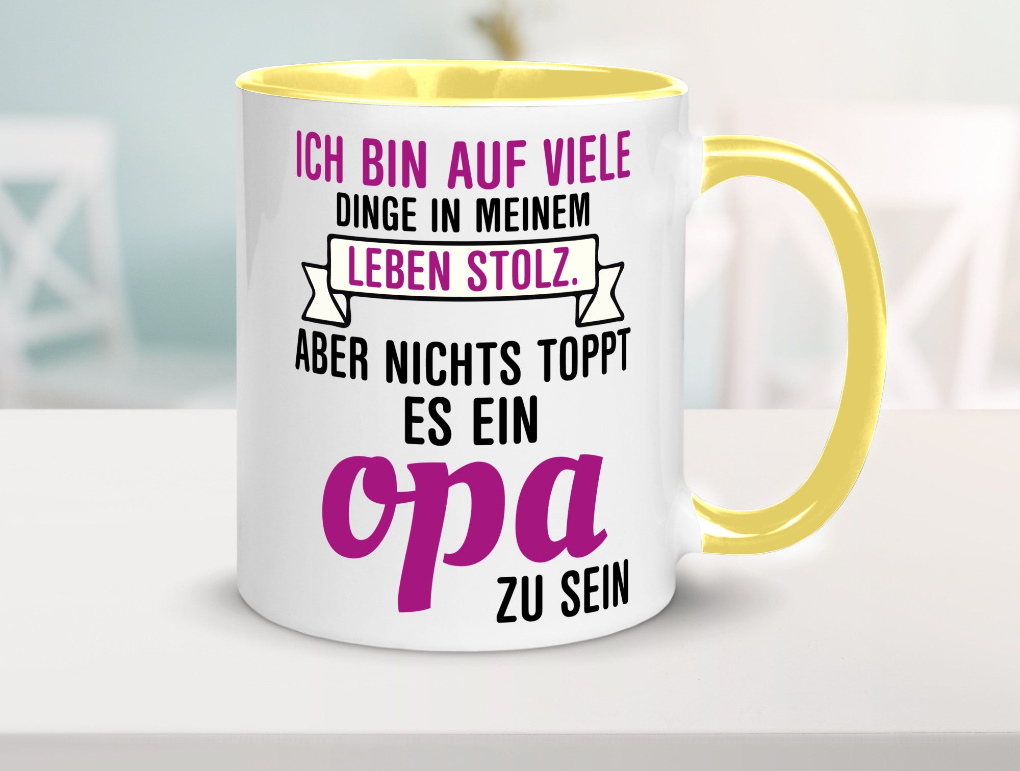 Opa Tasse | Stolzer Großvater Vatertag Enkelkinder Geschenk Familie