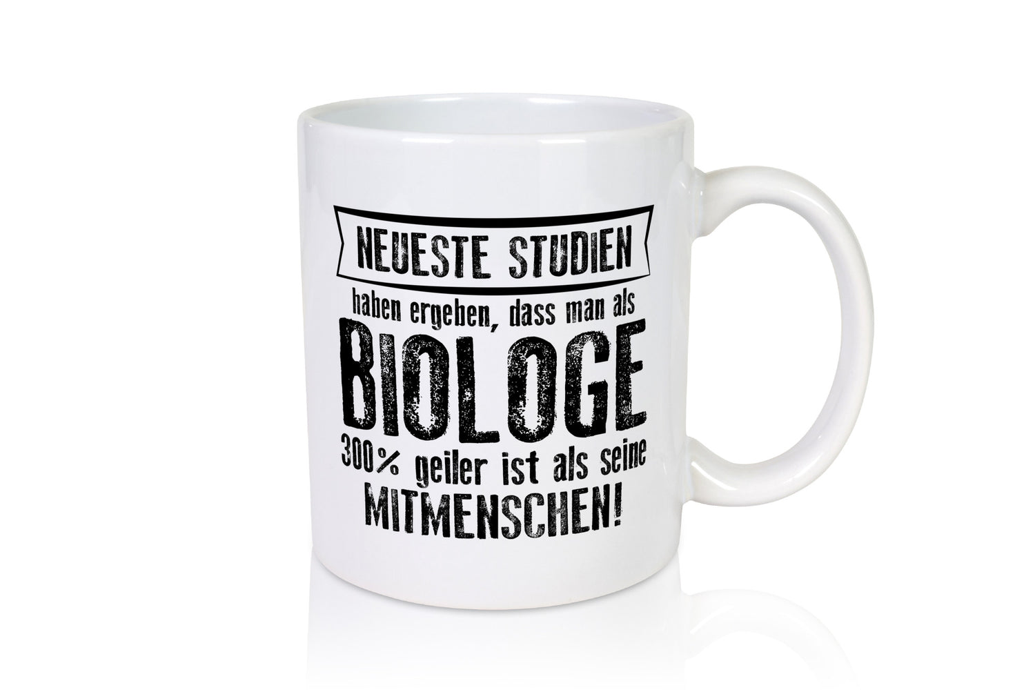 Neuste Studien: Biologe | Biologie Naturforscher Humor Geschenkidee Tasse